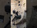 climbing 5.11 gym route