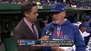 STL@CHC Gm3: Maddon on Arrieta, Schwarber's homer