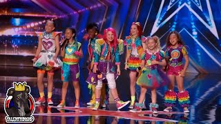 America's Got Talent 2022 XOMG POP Full Performance \u0026 Intro Auditions Week 1 S17E01