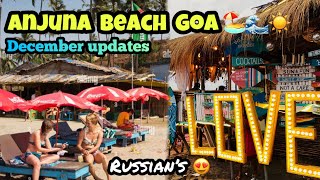 Goa Anjuna beach | Goa vlog 2024 | famous beach of Goa | tourist in Goa