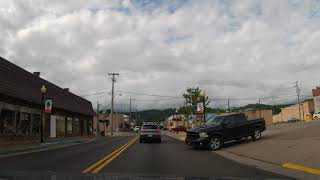 Driving around Moundsville, West Virginia