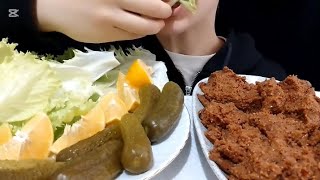 ASMR ÇİĞKÖFTE MUKBANG