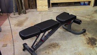 Unboxing, assembly, and review of XMark 7604 Adjustable Weight Bench at the VSTA 2022