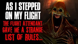 "As I Stepped On My Flight, The Flight Attendant Gave Me A Strange List Of Rules" Creepypasta
