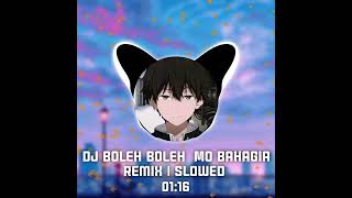 DJ Boleh Boleh Mo Bahagia Slowed remix