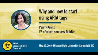 Why and How to Start Using ARIA Tags