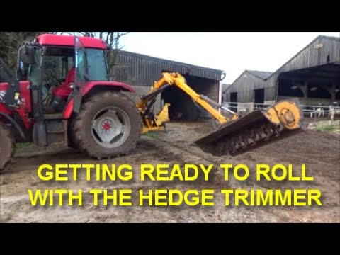 PREPARE TO RIDE WITH THE HEDGE TRIMMER