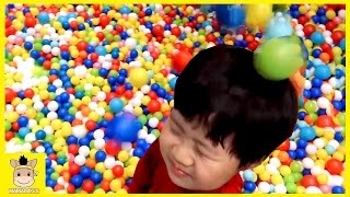 Indoor Playground Fun for Kids and Family Play Slide Rainbow Colors Balls | MariAndKids Toys