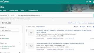 ERIC Basic Search: Using the Thesaurus