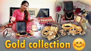 My gold jewellery collection🥇|| My wedding gold jewellery 🤗|| @Aartipundirvlog135