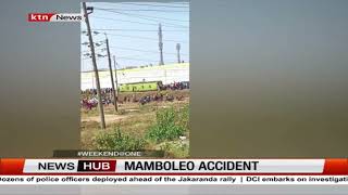 Several people injured at the Mamboleo black spot on the Kakamega road