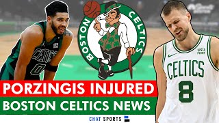 BREAKING Celtics Injury News: Kristaps Porzingis Suffers Ankle Injury vs. Heat + Jayson Tatum News