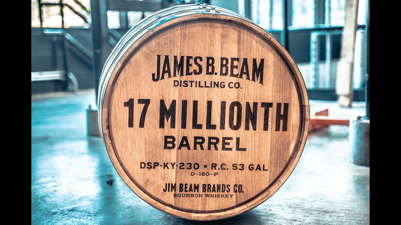 James B. Beam Distilling Co. Fills 17 Millionth Barrel Of Bourbon - YouTube