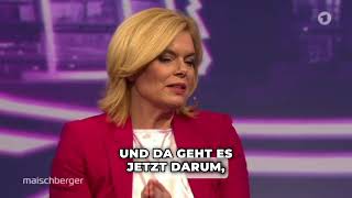 12. Nov 2024: Julia Klöckner MdB zu Gast bei Maischberger