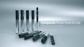 [CFRP End mill] Composite Router End mill for machining Composite materials.