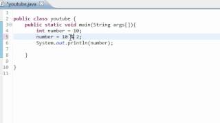 Java Tutorial 3: math operators