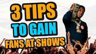 3 Secrets To Gain Fans Opening For Big Artists