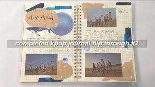 🌻 completed kpop journal flip through #2