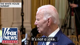 Biden scolds reporters at White House: 'This is who Joe Biden is'