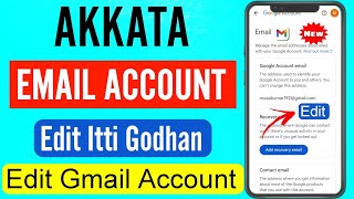 Akkata Email Edit itti Godhan |Akkata Email itti Jijjiiran