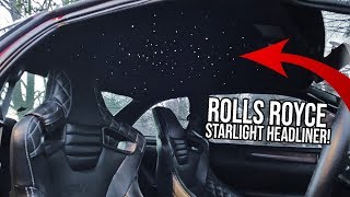 Fixing my ROLLS ROYCE Starlight Headliner on my Toyota Soarer! (and other interior upgrades!)