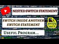 Nested Switch Statement - Java.