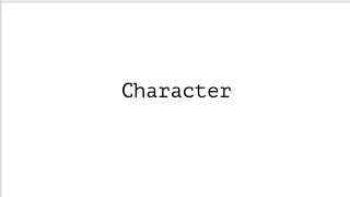 Better Know a Java Class: Character