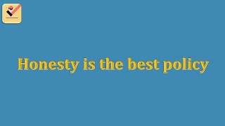 Important sentence : Honesty is the best policy | Proverb @TheMSEnglishShorts