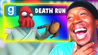 Gmod Deathrun Funny Moments - Thanksgiving Edition! (REACTION)