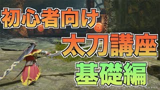 【MHRise】これから太刀を始めたい人へ！初心者太刀講座　基礎編　モンスターハンターライズ　MONSTER HUNTER RISE