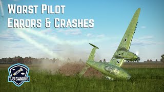 Worst Piloting Errors and Crashes! Highlights Compilation - Combat Flight Simulator IL-2 Sturmovik