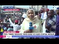 president tinubu observes third jumat at lagos central mosque