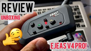 Review sekaligus unboxing Interom harga pelajar - Ejeas V4 Pro Review