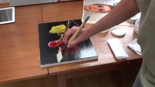 how to varnish a painting