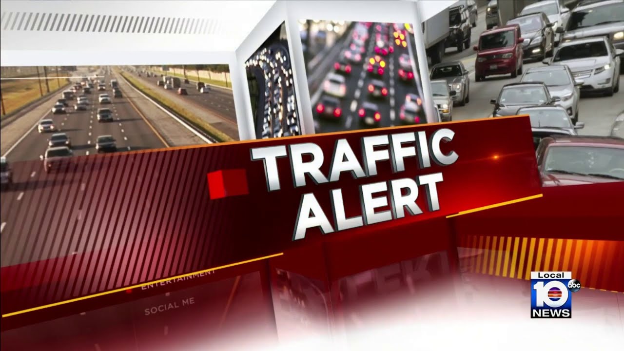 Traffic Alert: I-95 NB Closes Near I-595 In Broward - YouTube