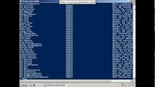 Windows 2008 Server - Powershell Installation