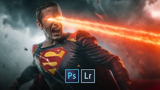 Man Of Steel Cosplay Composite - Speed Edit in Photoshop CC and Lightroom