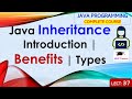 L37: Java Inheritance | Introduction | Benefits | Types | Java Tutorial | Java Lectures in Hindi