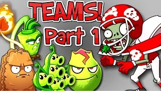 Plants vs. Zombies 2 it’s about time: Team Plants vs All Star Zombie Part 1 PVZ 2 Primal