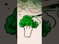 broccoli l broccoli shortsvideo coloring youtubeshorts viralvideo