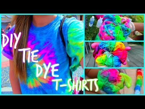 DIY Tie Dye T-Shirts DIY Tie Dye T-Shirts