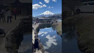 忍野八海 鏡池🪞で富士山🗻を見る✨2024/03/21