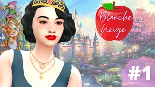 👑 PRINCESSES DISNEY CHALLENGE 👑|| BLANCHE-NEIGE #1 ||  Let’s Play SIMS 4 PC FR