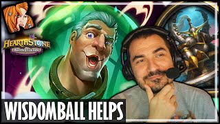 WISDOMBALL ACTUALLY HELPED?! - Hearthstone Battlegrounds