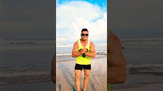 posing on beach ⛱️#part-36 #vlogyvishal #ganpatipulebeach #viralshorts #bodybuildinglife #kokanvlog