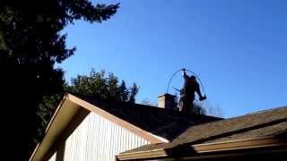 Soot Eater Rotary Chimney Cleaning System Power Sweep Flue Victoria BC