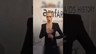 La aplaudida reacción de Cara Delevingne con un problema de vestuario | íconos #shorts