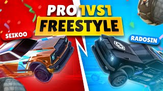 DEUX JOUEURS PROS S'AFFRONTENT EN FREESTYLE... (ROCKET LEAGUE FR)