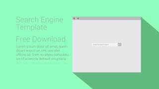 Flat Browser Video ( Free Template After Effect )