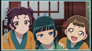 Jasmine Tea x Moon Cakes: Maomao x Xiaolan x Shisui | Anime Edtz | Apothecary Diaries